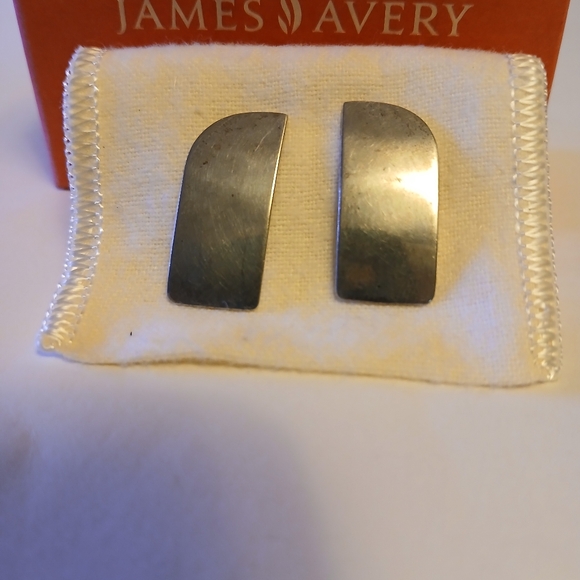 James Avery Retired Deco Ear Posts - Picture 3 of 11